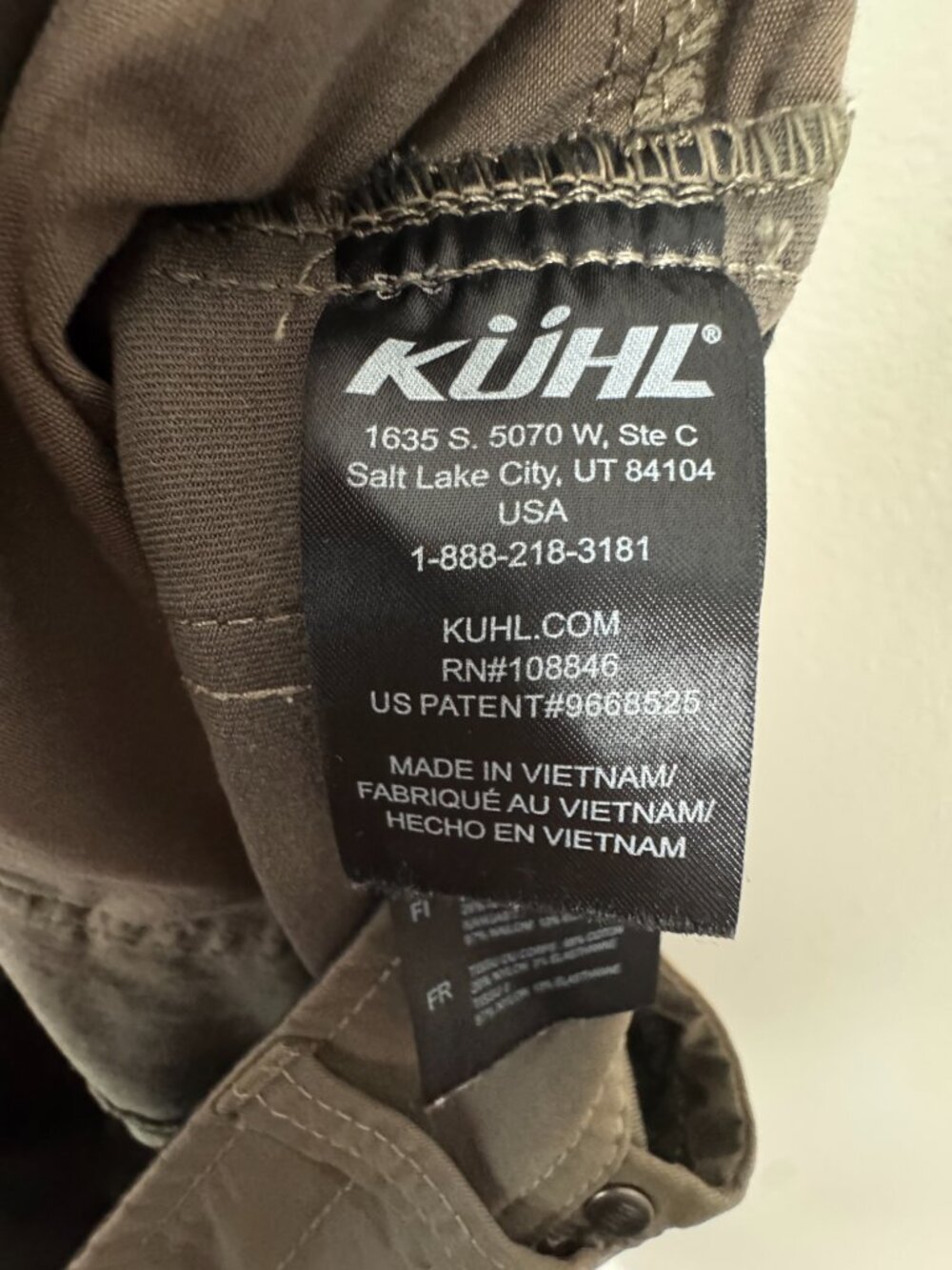 Kuhl Radikl Pant Lightweight Breathable Men's 42 X 32 Outdoor Hiking Technical - Picture 7 of 7